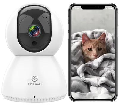Zdjęcie produktu dla Kamera monitoringu Wi-Fi do użytku wewnątrz, obracana o 355°, rozdzielczość FHD 1080p, dwukierunkowy dźwięk