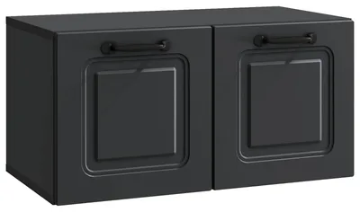 Image de Meuble TV mural Noir 59,5 x 31 x 30 cm Bois d'ingénierie