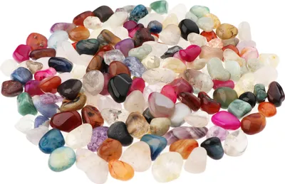 Produktbild von NKlaus 500g Trommelsteine Multi Mix 15 - 20 mm Heilsteine Edelsteine Schmuckstein Deko 14700