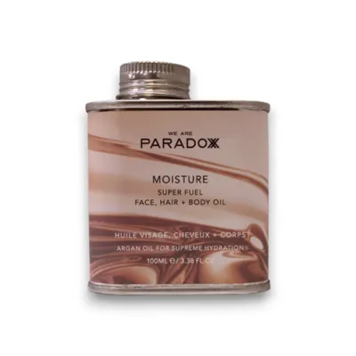 Obrázek produktu pro Jsme Paradoxx, Moisture, Maracuja, Abyssinian & Argan Oils, Zklidňující/hydratační a vyživující, olej, na tělo, obličej a vlasy, 100 ml