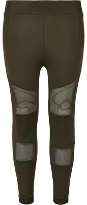 Produktbild von Urban Classics - Leggings für Mädchen TN396 (110-116) (Dunkel-Olive)