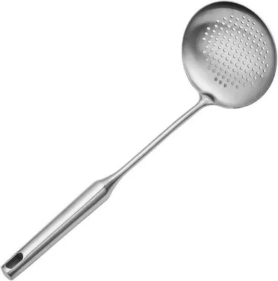 Produktbild von Edelstahl-Schumenschaufel mit Lochlöffel für effizientes Kochen