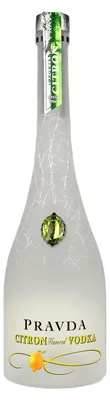 Image de Pravda CITRON Flavored Vodka 37,5% Vol. 0,7l