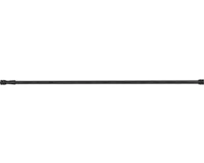Produktbild von Verstellbare Duschstange 125 bis 220 cm schwarz Aluminium ohne Bohren