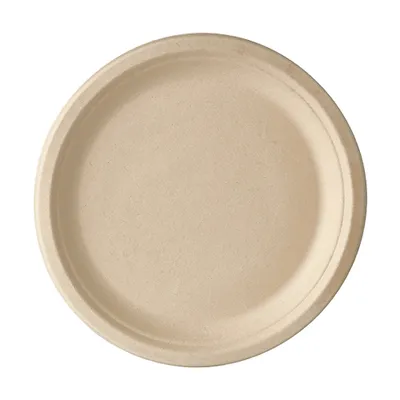 Produktbild von Papstar Zuckerrohr Teller pure Ø 26 cm natur 50 Stück