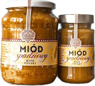 Zdjęcie produktu dla Miód spadziowy mały - Schronisko Bukowina