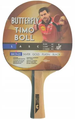 Immagine prodotto di Butterfly - Racchetta da ping pong "Timo Boll Bronce" PP7895 (taglia unica) (marrone)