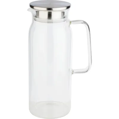 Produktbild von APS Glaskaraffe mit Deckel 1,5 Liter Glas/Edelstahl