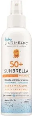 Produktbild von Dermedic Sunbrella Schutzmilch Spray SPF50+ 150ml - Hochwirksamer UV-Schutz & Feuchtigkeitsspender