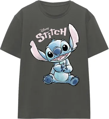 Obrázok produktu pre Lilo & Stitch - Dámske tričko "Colour Me Happy" TV19807 (XL) (Charcoal)