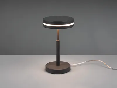 Produktbild von LED-Tischlampe - Anthrazit - Metall - H 25 cm