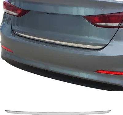 Image de Garniture De Hayon Coffre pour Hyundai Elantra 2016-2019 en acier inoxydable