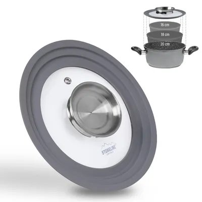 Produktbild von Stoneline 17787 FOR 16/18/20 CM POTS Deckel, Glas, 20 cm Durchmesser