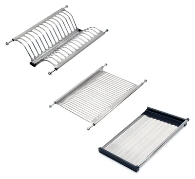 Zdjęcie produktu dla Emuca Ociekacz do naczyń ze stali nierdzewnej Drynox, moduł 450 mm, Stal nierdzewna