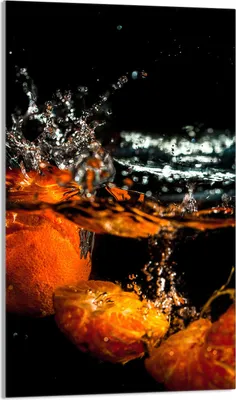 Produktbild von Herdabdeckplatte 30x52 Glaskeramikkochfeld Abdeckung Spritzschutz Glasplatte Deko Schneidebrett, Orange Schwarz