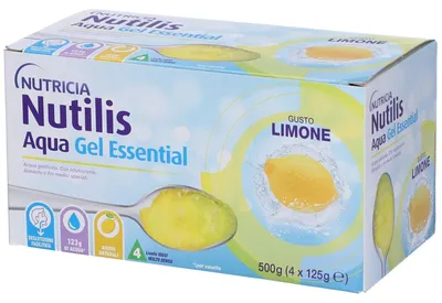 Produktbild von NUTILIS AQUA GEL LIMONE, 4 Stück, je 125 g