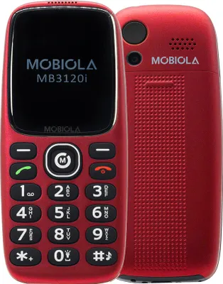 Zdjęcie produktu dla Telefon Gsm Mobiola Dla Seniora Mb3120I  2G Czerwony
