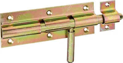 Produktbild von GAH Alberts Bolzenriegel mit befestigter Schlaufe gerade, 120mm Stahl, galvanisch verz.