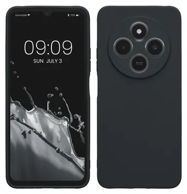 Produktbild von kwmobile Handyhülle für Xiaomi Redmi 14C / Poco C75 Hülle - weiches Handy Silikon Case - Schutzhülle Cover - Heidelbeerblau