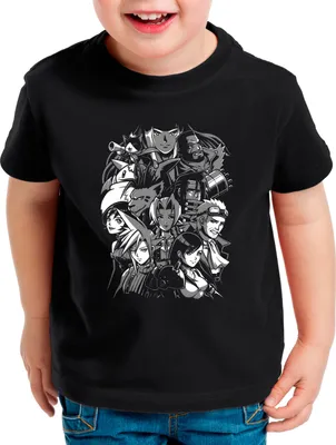 Produktbild von style3 Midgar Family Kinder T-Shirt anime cloud chocobo sephiroth