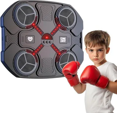 Immagine prodotto di Attrezzo per l'allenamento di boxe indoor per bambini con Bluetooth e musica