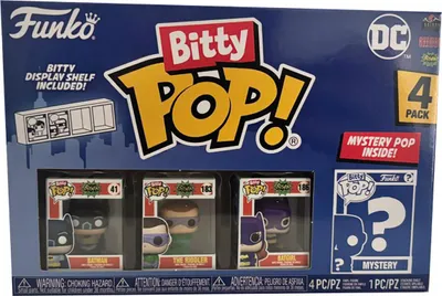 Produktbild von DC - Batman'66 The Riddler Batgirl 4er Pack - Bitty Pop! Funko
