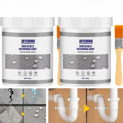 Produktbild von Wasserdichtes Beschichtungsmittel, 300g x 2, unsichtbare Isolierdichtstoff-Emulsion, transparenter Isolierdichtstoff, auslaufsicherer Klebstoff