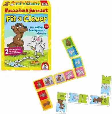 Produktbild von Mauseschlau & Bärenstark  Fit & Clever, Kinderkartenspiel, Schmidt Spiele