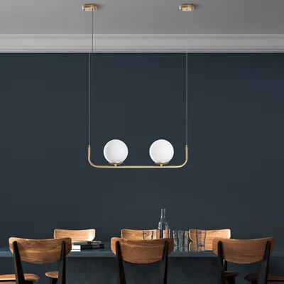 Produktbild von Opviq, Faruk - 13711,Leuchter, Gold, METALLKÖRPER, 56 x 15 x 20 - 110 cm