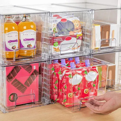 Produktbild von Verwaltbare Stapelbox - 4 Einheiten - Weiß