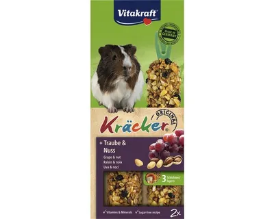 Produktbild von Leckerbissen für Meerschweinchen Vitakraft Kräcker mit Nüssen 2 Stück 112 g