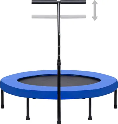Obrázok produktu pre vidaXL Fitness trampolína s držadlom a bezpečnostnou podložkou 122 cm