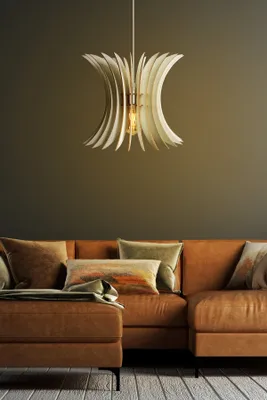 Produktbild von Opviq, 145- 145PRL, Weiß, Kronleuchter, MDF -Körper