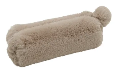 Produktbild von WEDO Schlamper-Etui "FLUFFY" aus Plüsch hellbraun