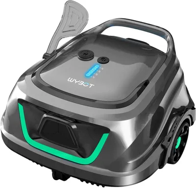 Immagine prodotto di Robot per piscina WYBOT A1 - Solo pulizia del fondo, autonomia di 120 minuti, IP68, sistema di parcheggio automatico, 2140 GPH​