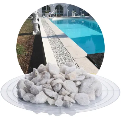 Produktbild von Schicker Mineral-Marmor Ziersplitt weiß 25 kg-16-32mm