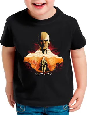 Produktbild von BaumwolleCloud Hit and Punch Kinder T-Shirt saitama one anime cosplay