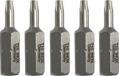 Produktbild von Edelstahl Bit Torx T15 - 5 Stück  Germany TX15 stainless steel