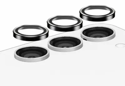 Obrázek produktu pro PanzerGlass ® Hoops® Camera Lens Protector Black Samsung Galaxy S23 FE, Samsung, Samsung - Galaxy S23 FE, Aplikace nasucho, Odolné proti poškrábání, Odolný proti nárazům, Černá, 1 kusů