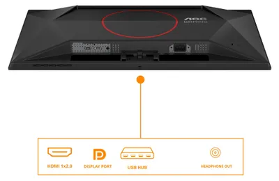 Obrázek produktu pro AOC G4 Q27G41ZDF, 67,3 cm (26.5"), 2560 x 1440 px, Quad HD, QD-OLED, 0,03 ms, Černá, Červená