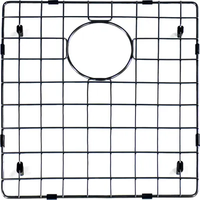 Produktbild von REGINOX Bodengitter BOTTOM GRID 40x40 in der Farbe GUN METAL / MIAMI / PVD-Beschichtung / Abtropfgitter