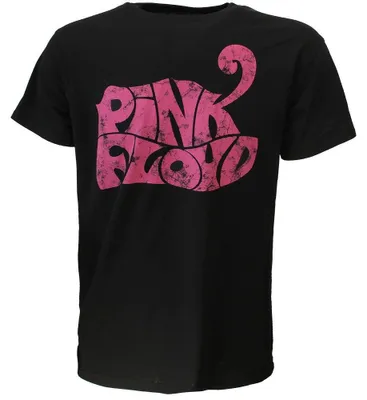 Produktbild von Pink Floyd Swirl Logo T-Shirt – Offizielles Merchandise - XL