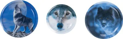 Produktbild von School-Mood 3er Patchy-Set Felix (Wolf) 6504-112