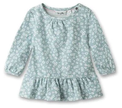 Produktbild von Sanetta Pure Mädchen-Kleid langarm blau Blumen 80