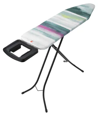 Immagine prodotto di Asse da stiro in metallo stirato misura B 124 x 38 cm con vaschetta ferma vapore 'Solide'
