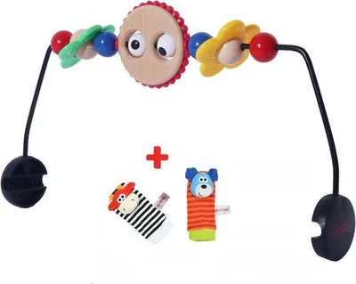 Productafbeelding van Speelhangmat voor Baby's met Universele Speelboog - Ideaal Cadeau voor Nieuweouders