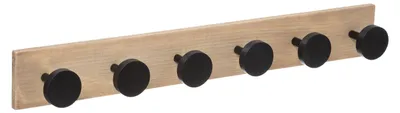Produktbild von Hakenleiste für Flur mit 6 Haken, 58 cm