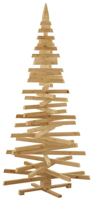Produktbild von Weihnachtsbäume mit Ständer Braun 210 cm Massivholz Kiefer