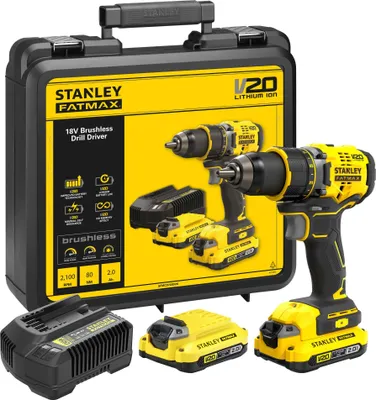 Immagine prodotto di Stanley Fatmax Akku-Bohrschr. 18V V20,2x2,0Ah,BL,Kof