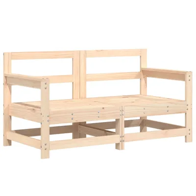 Produktbild von vidaXL Garten-Ecksofas 2 Stk. Massivholz Kiefer